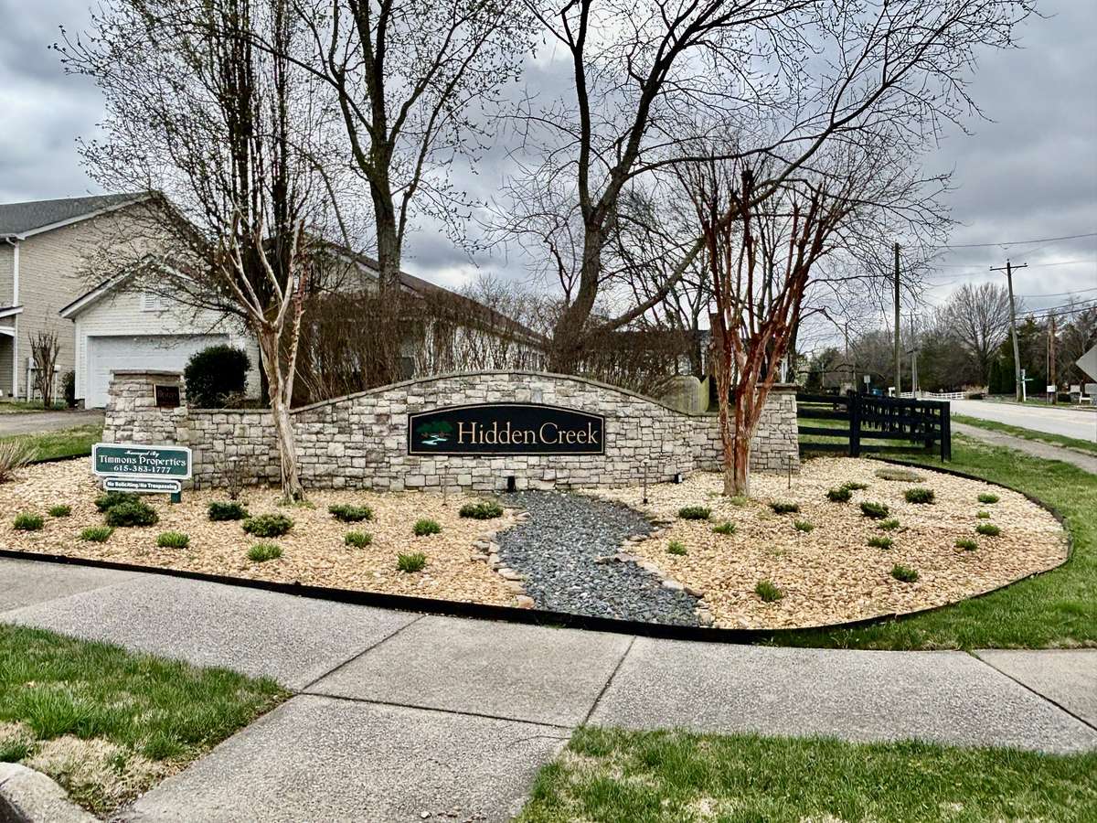 The entrance to Hidden Creek is so nice. Especially when everything blooms out in the Spring and Summer
