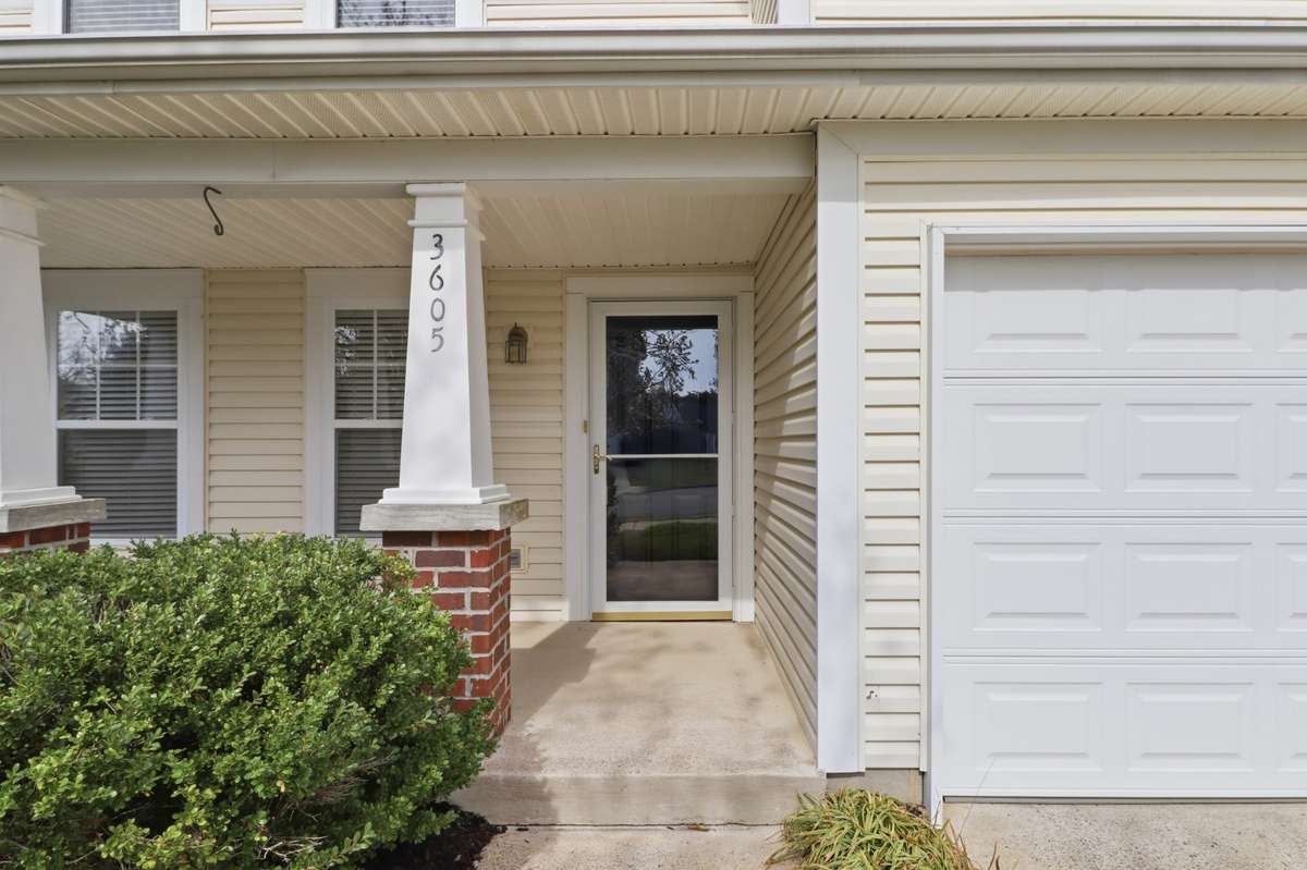 Walk up to a covered front porch!