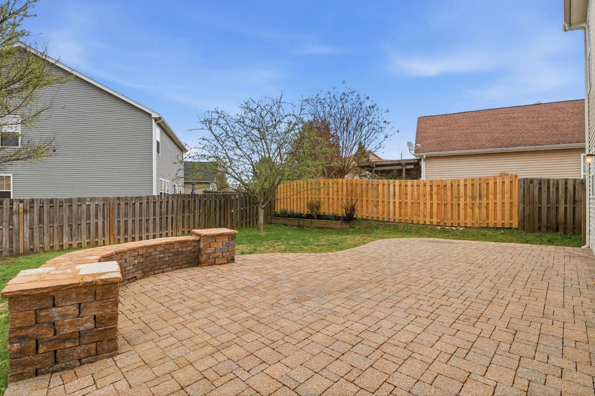 Look at this amazing stone patio