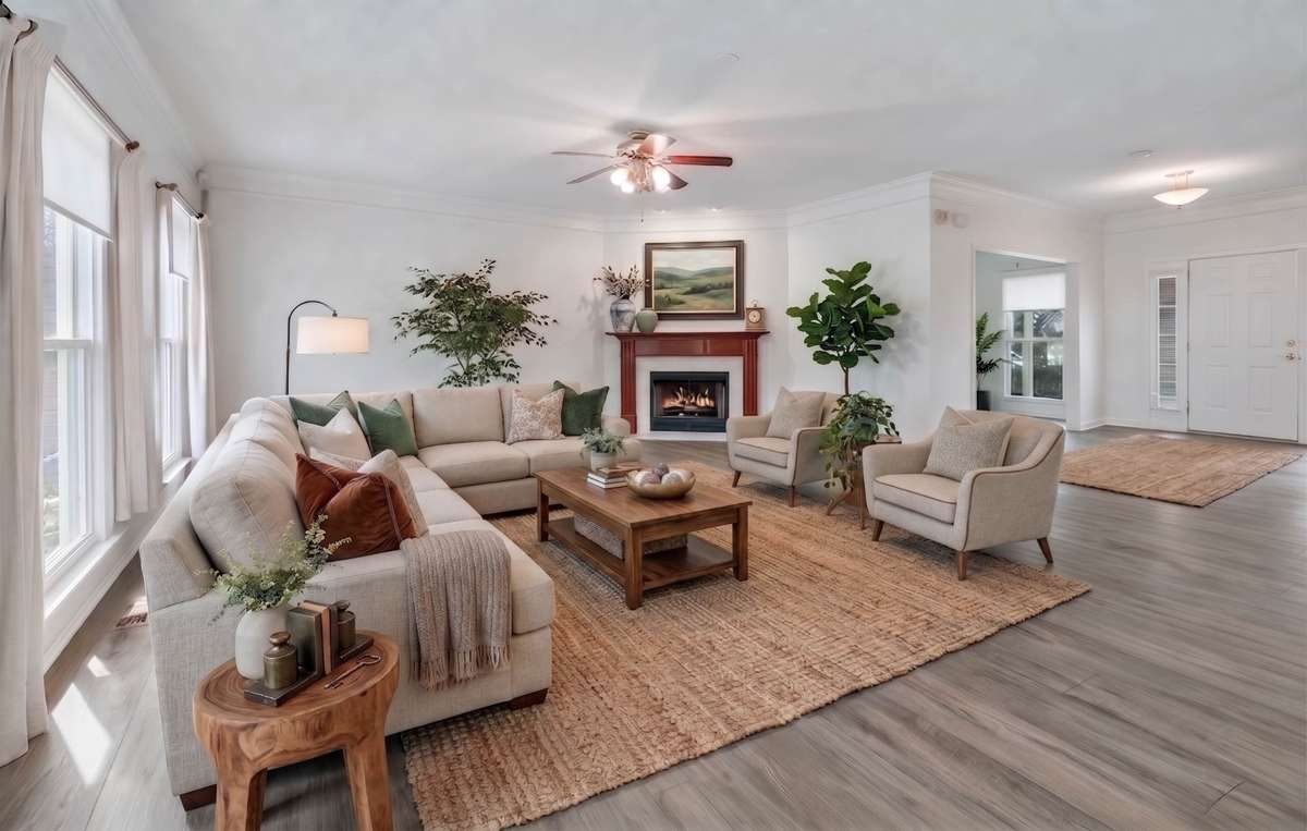 Virtual staging