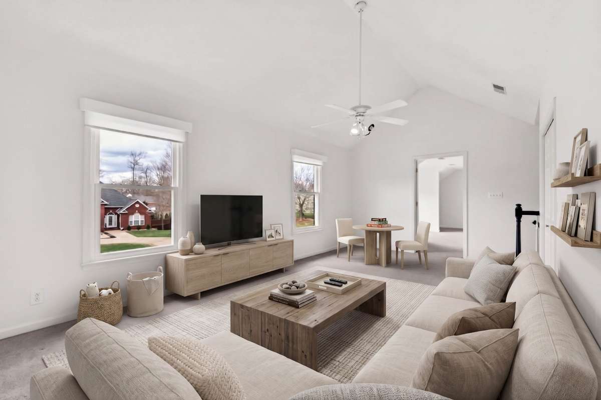 Virtual staging bonus room