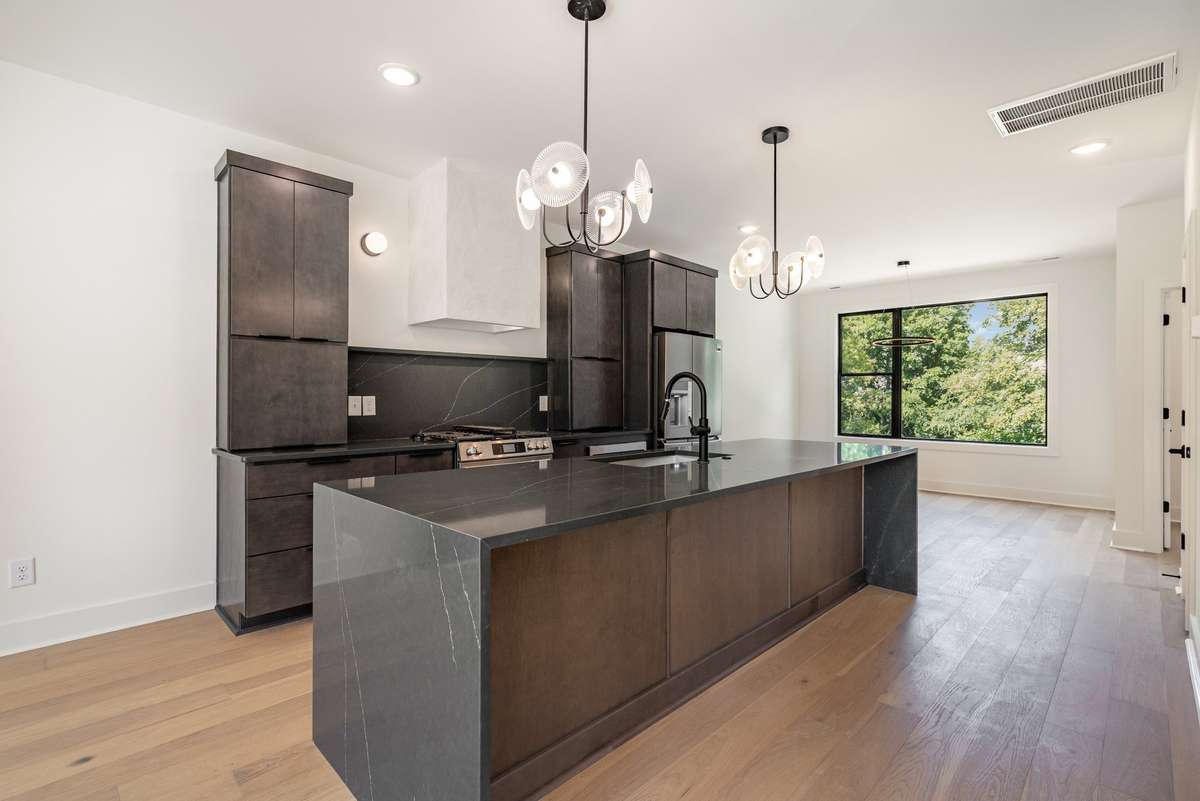 3mm Quartz island, counter backsplash, & bar
