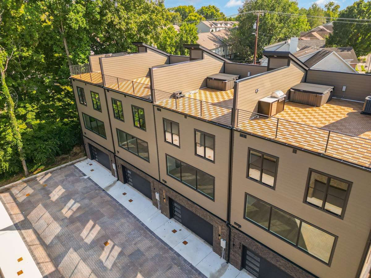 Each unit has a 2 car garage