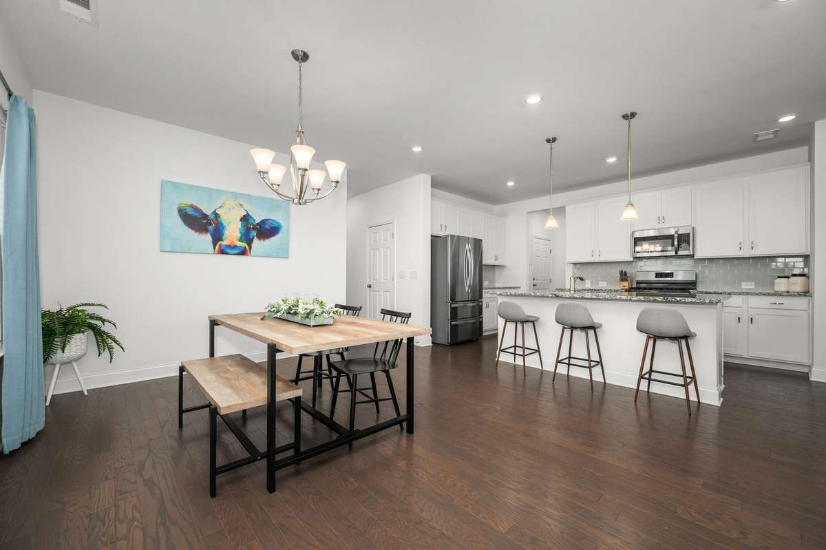 Spacious dining area!