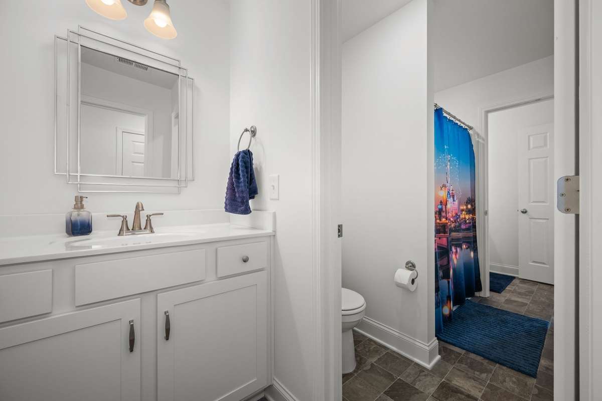 Jack 'n Jill bathroom upstairs!