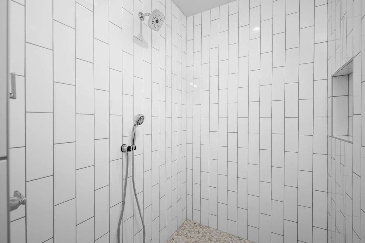 Primary bath shower