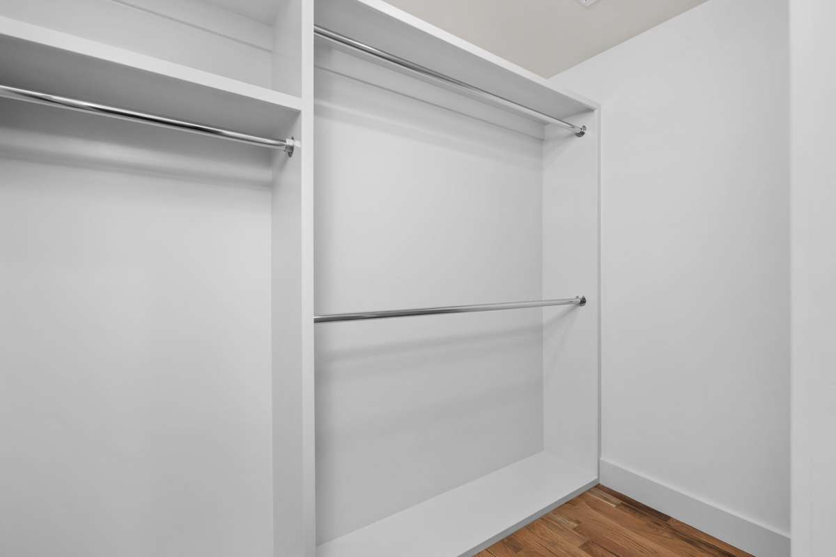 Primary bedroom closet one