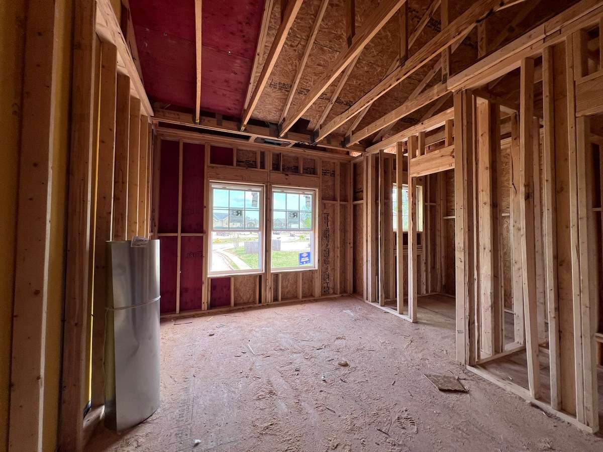 Bedroom three with walk in closet - Progress as of 4.1.26