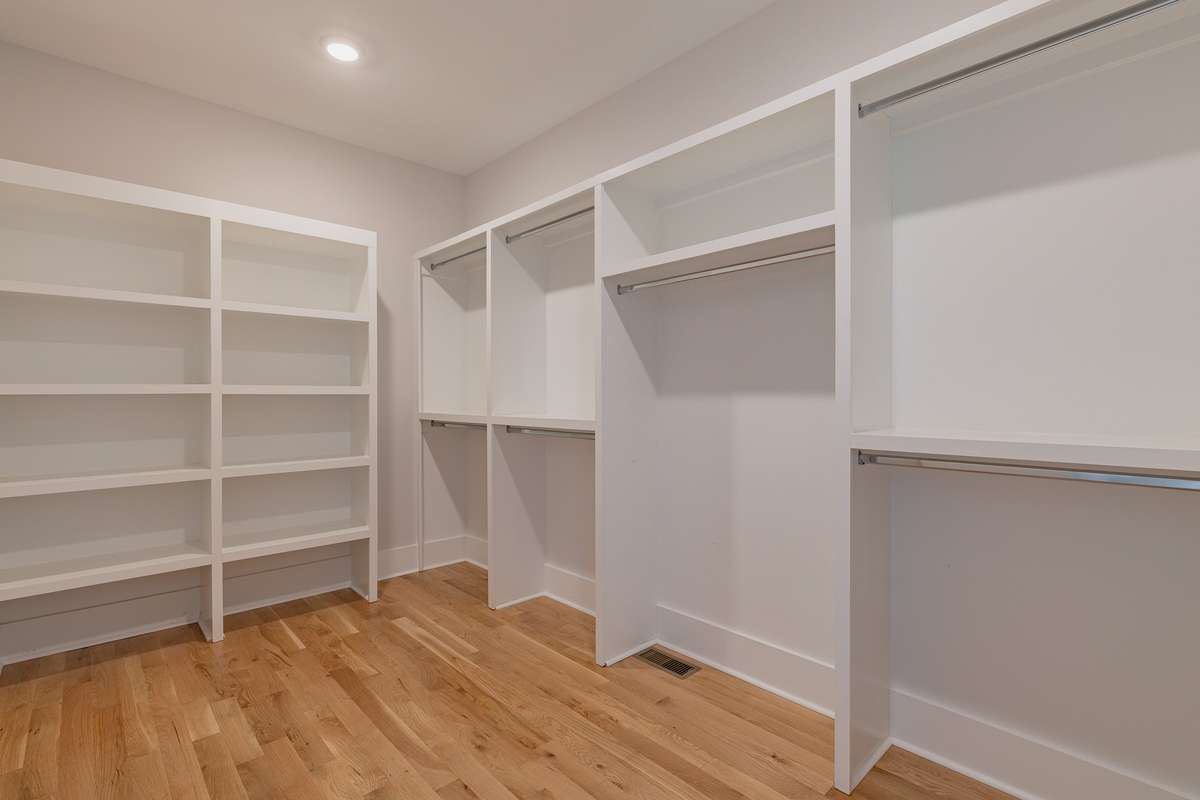 Primary Closet with Custom Built-Ins
