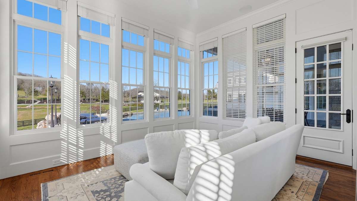 Sitting room off primary suite