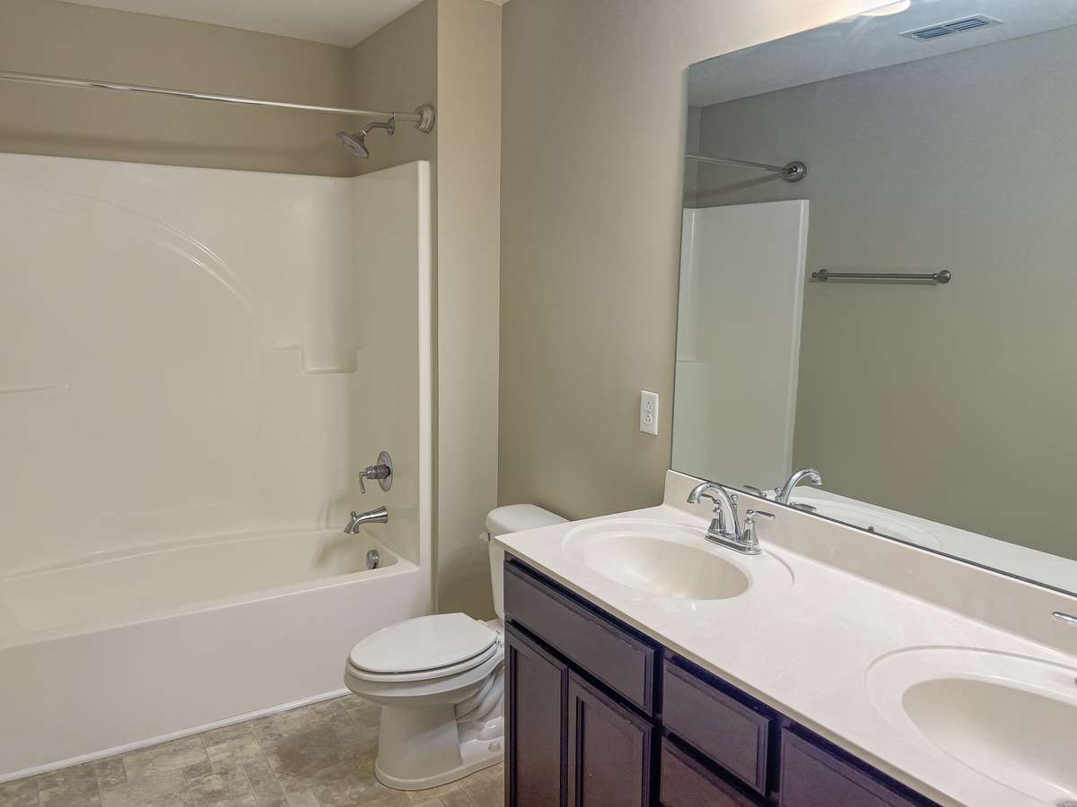 Second story - full bath
