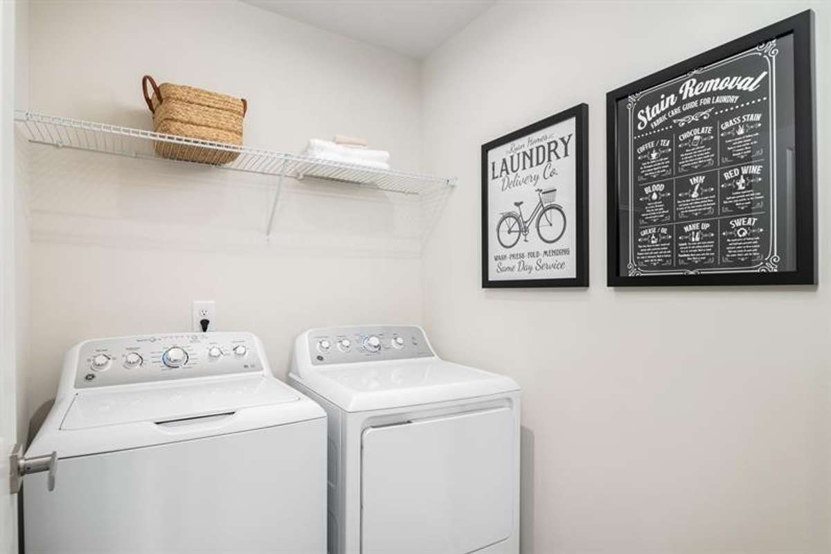 Upstairs Laundry Room - Washer Dryer Optional
