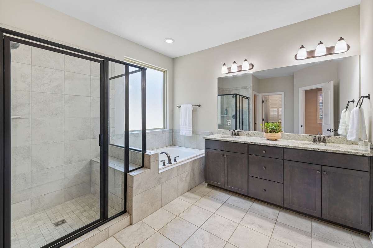 Large Primary Bathroom Suite.