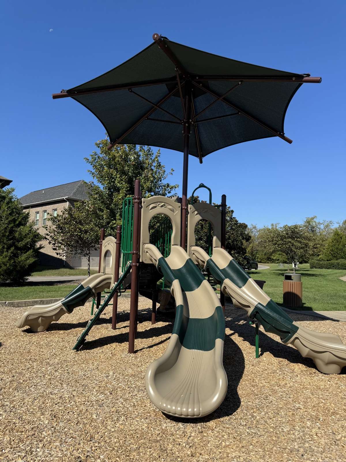 New Playground equipment included as part of the community ammenities.