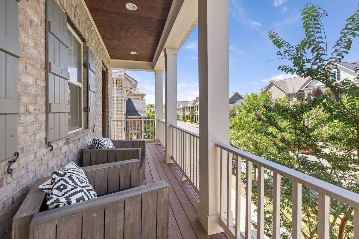 View from private second story balcony located just off primary bedroom.