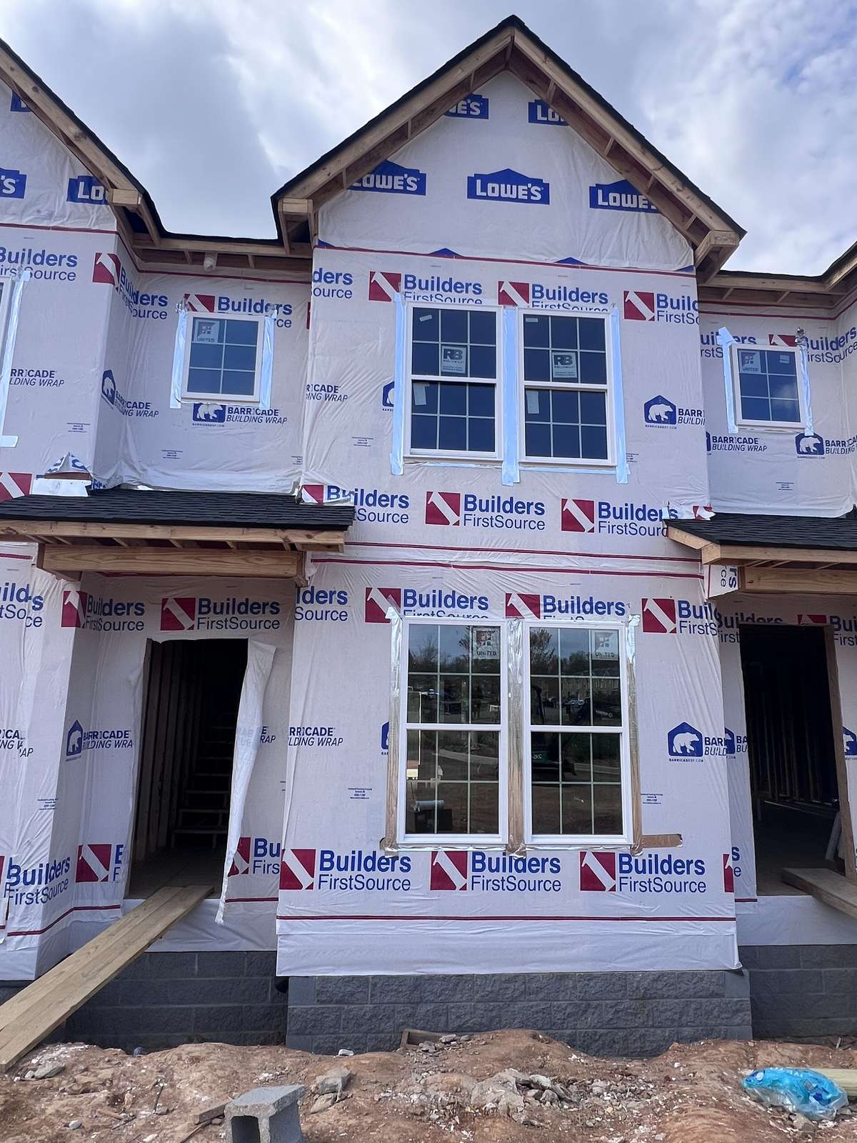 Front Elevation - Progress as of 4.1.26