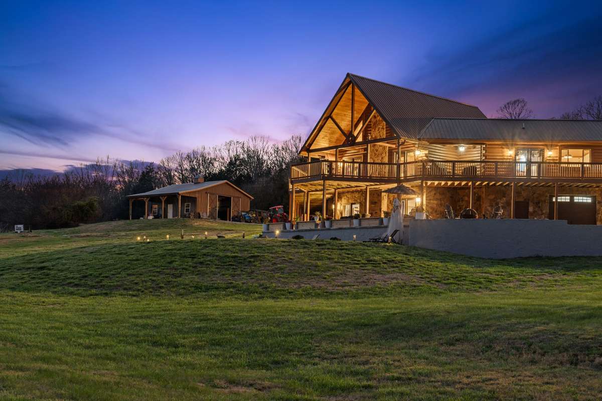 Surrounded by 70 acres of rolling scenic views.