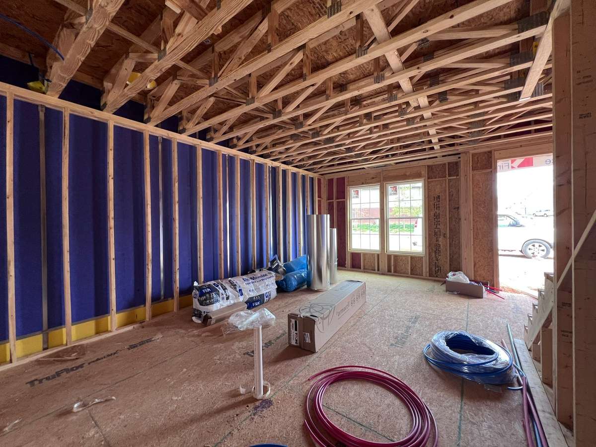 Living Room/Kitchen - Progress as of 4.1.26