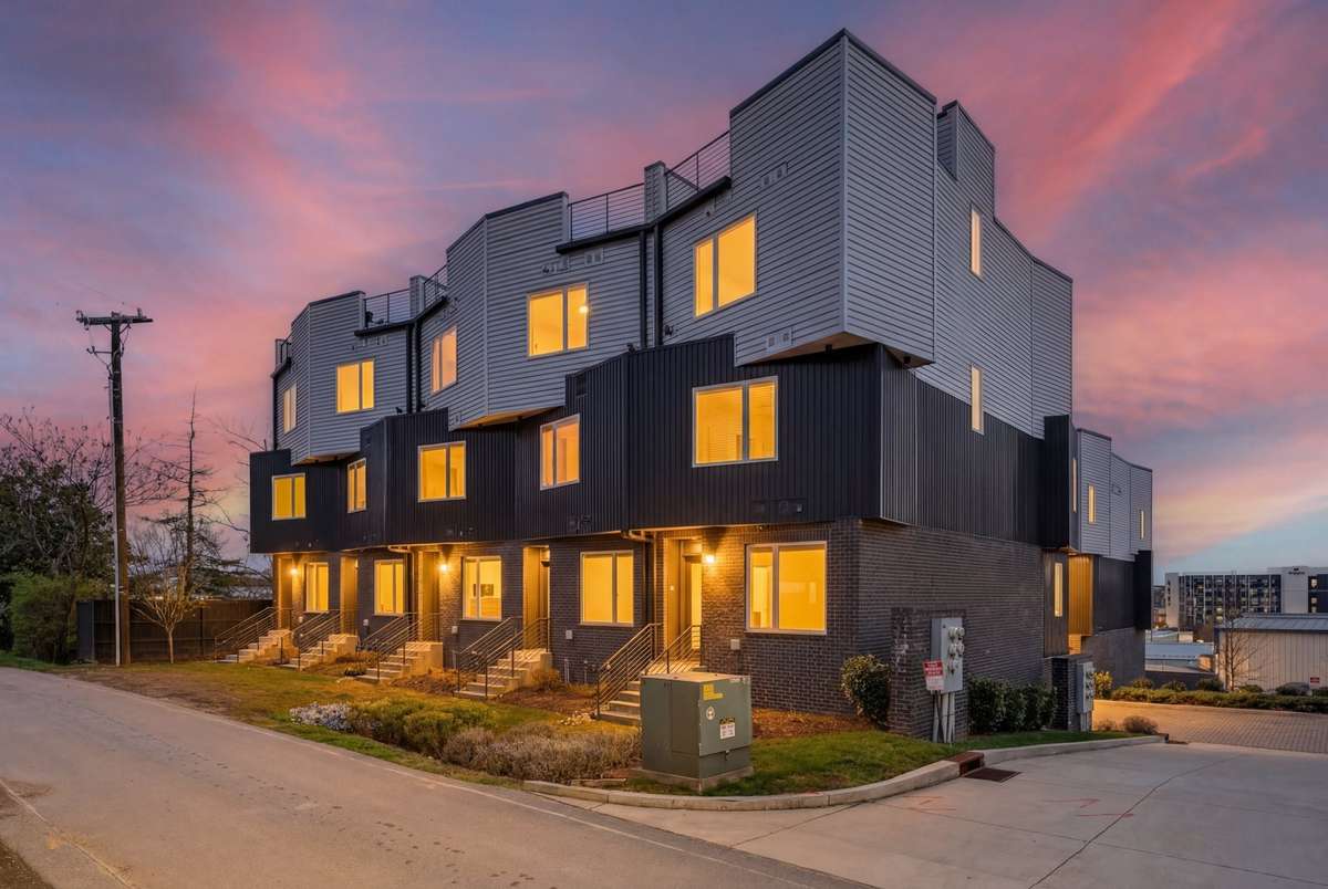 Nestled in a charming Nashville row, this luxurious townhome is beautifully designed, just waiting to welcome you.