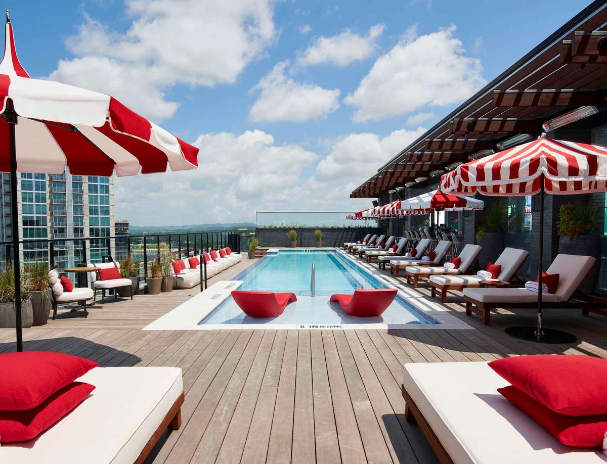 Virgin Hotel - The Pool Club | Rooftop Bar & Pool in Downtown Nashville