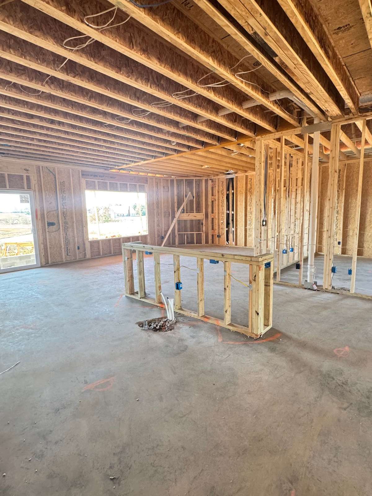 Construction progress pictures as of 04/09/2026