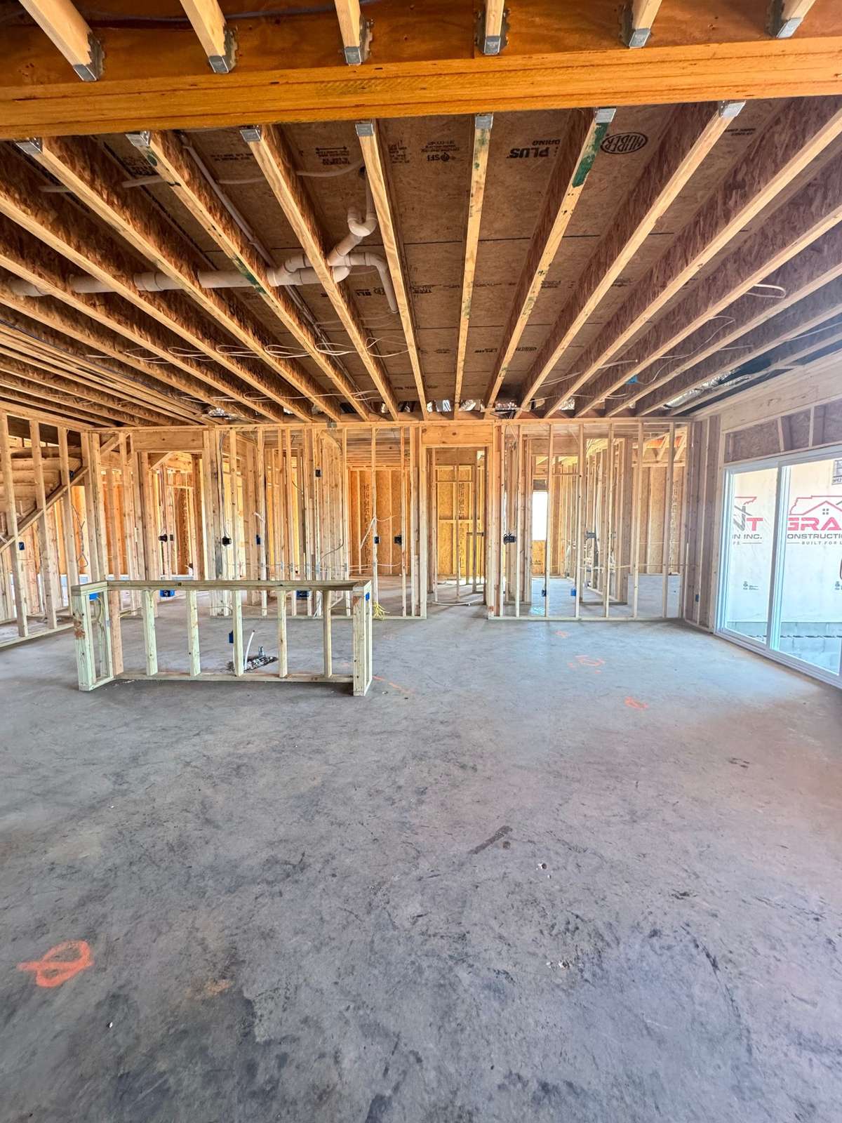 Construction progress pictures as of 04/09/2026