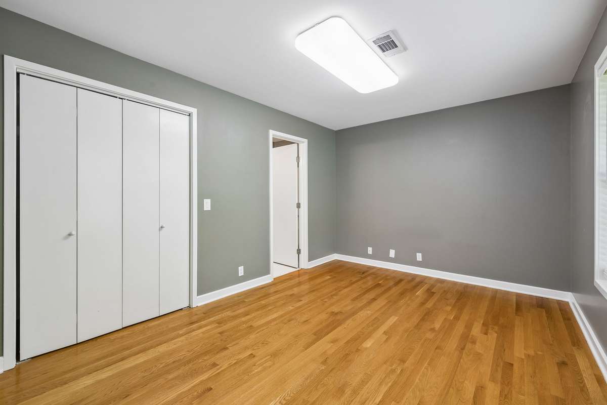 Spacious 2nd bedroom!  Hardwoods throughout!