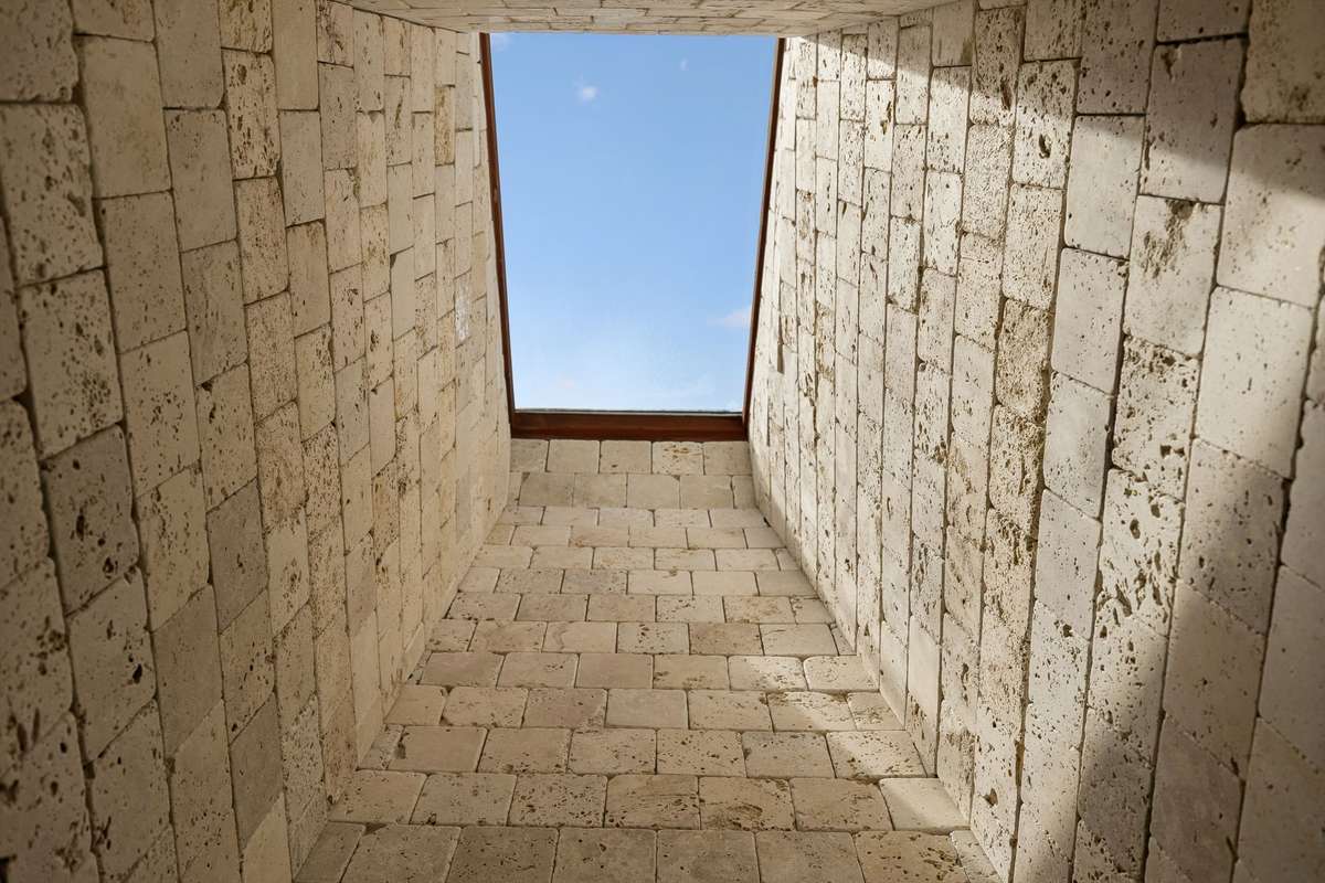 Yes, even has a skylight in the Primary Shower!  Watch the stars while taking a relaxing shower in your spa like environment!