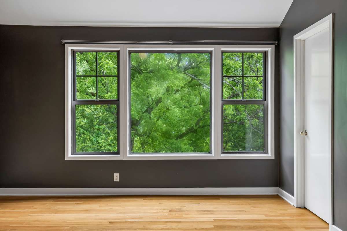 Amazing view out the master bedroom window!