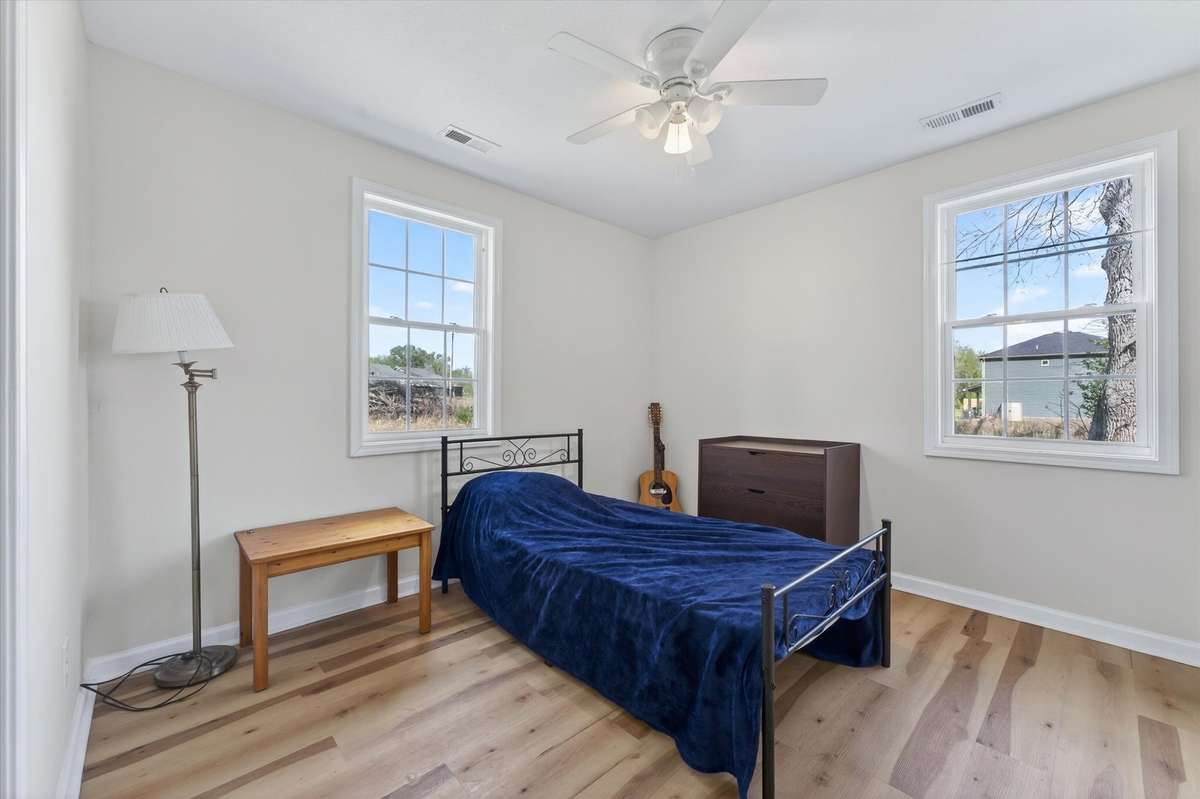 Primary bedroom with private bath