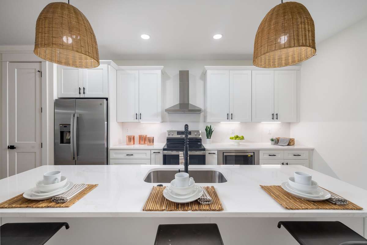 The open concept plan is convenient for every day living and entertaining.