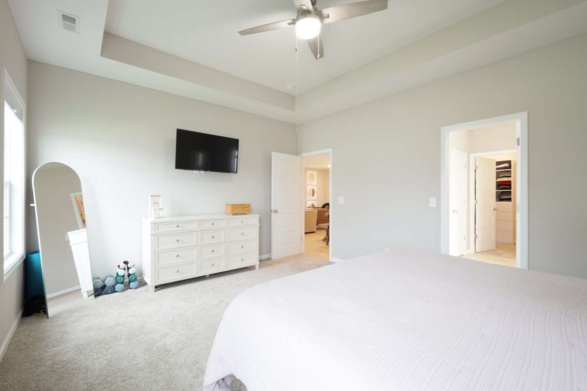 Primary bedroom is on the main floor also.
