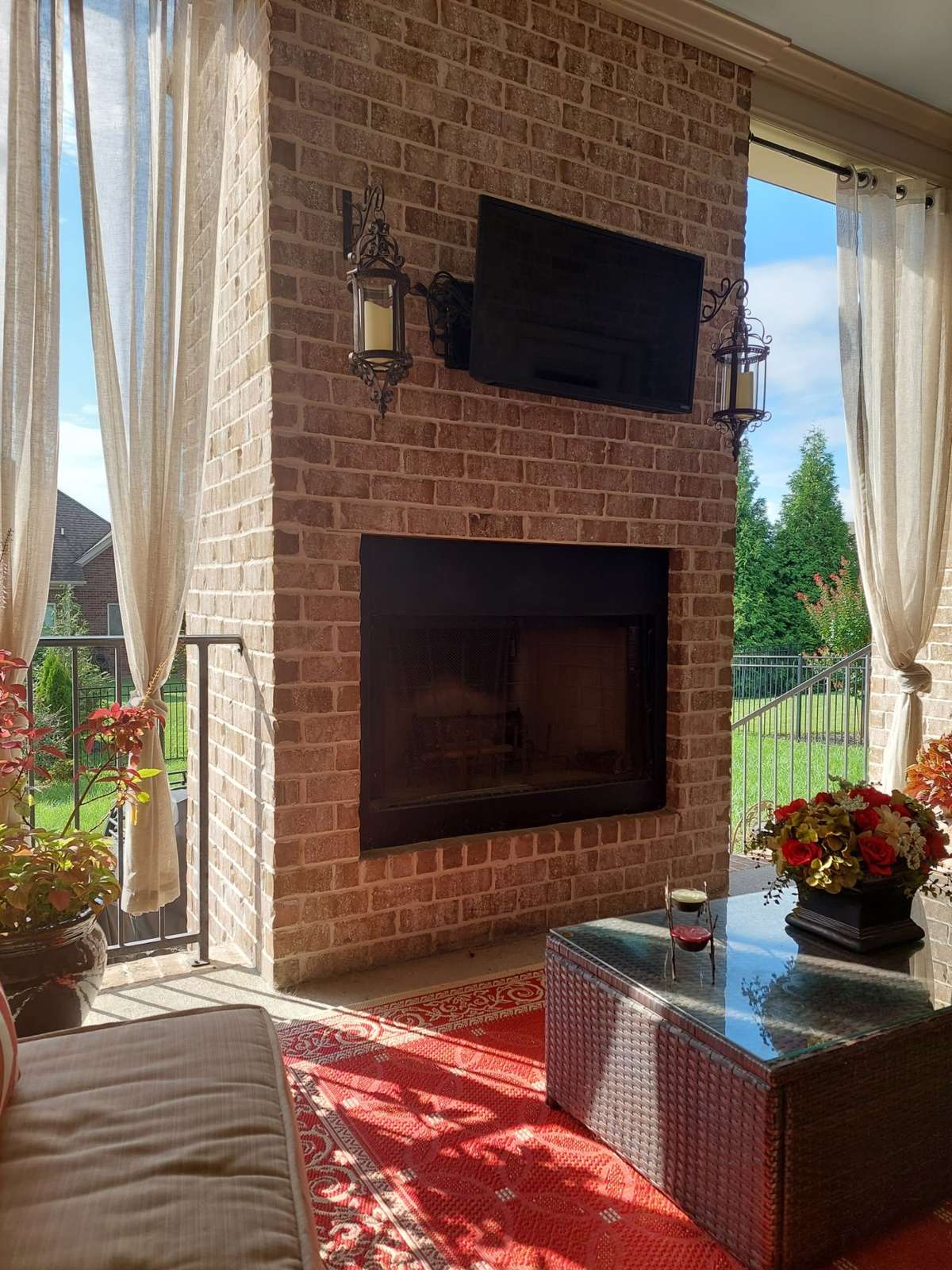 This Area is perfect for entertaining or relaxing outdoors year-round-(previously staged area)
