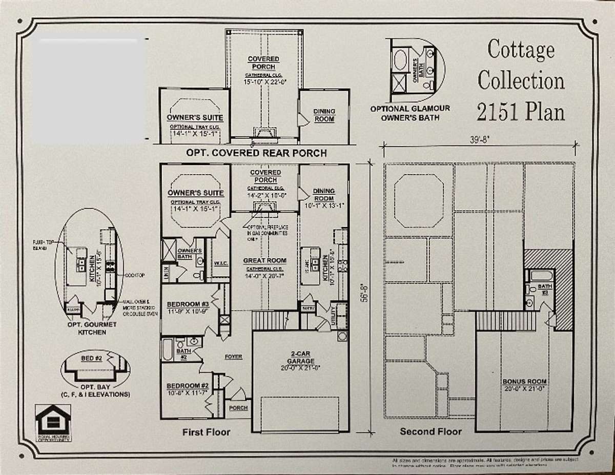 Floor plan of house.