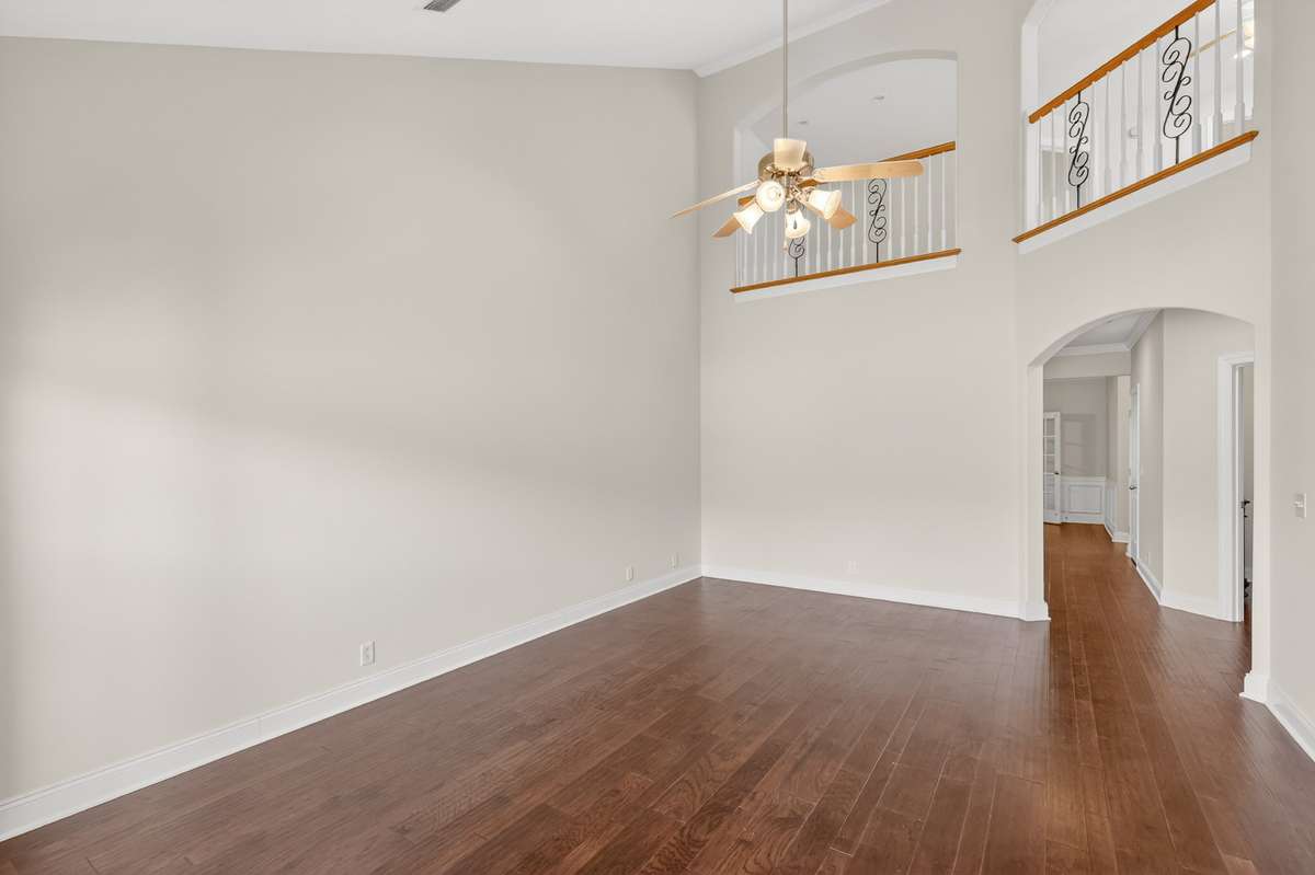 Gorgeous Living Room with lots of natural light and high ceilings.