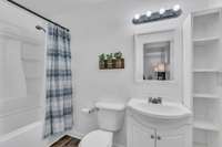 New tub and surround recently installed.