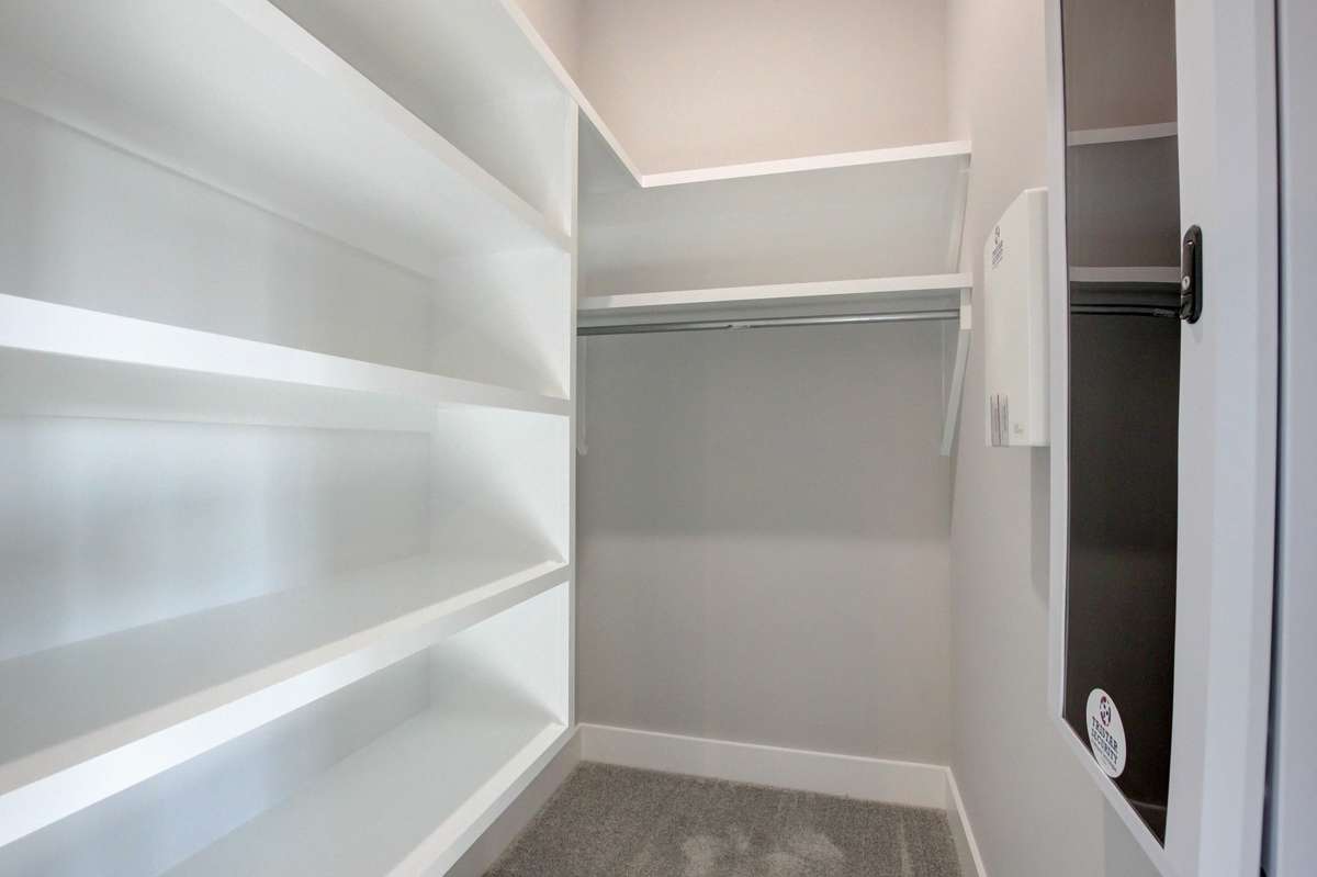 Shelves off of Bonus Room