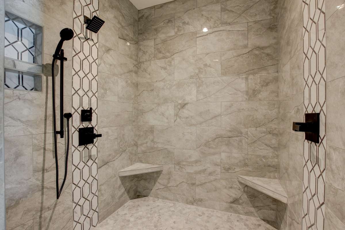 Primary Bathroom His/Hers Shower