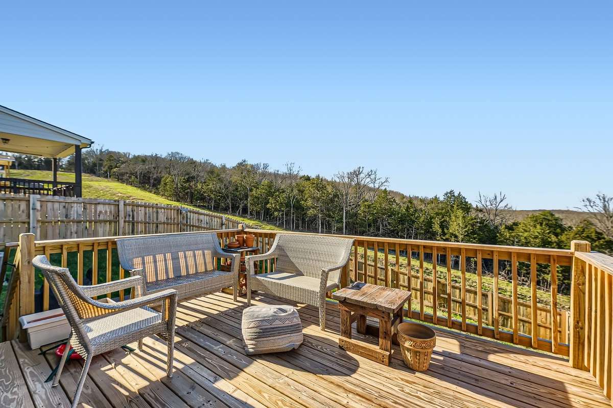 Great views from deck.