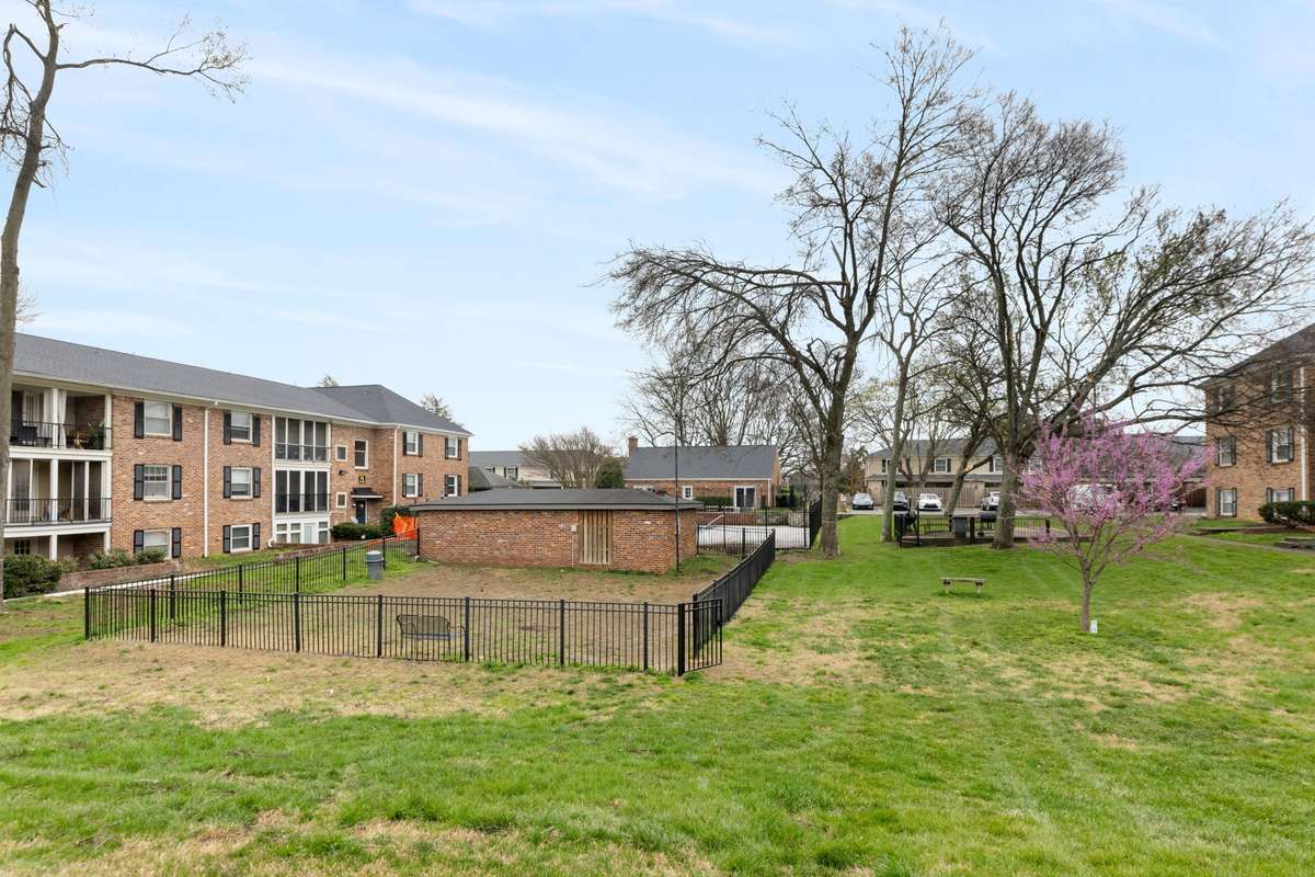 View from patio gate entrance (so close to pool, dog park, and grilling area!!!)