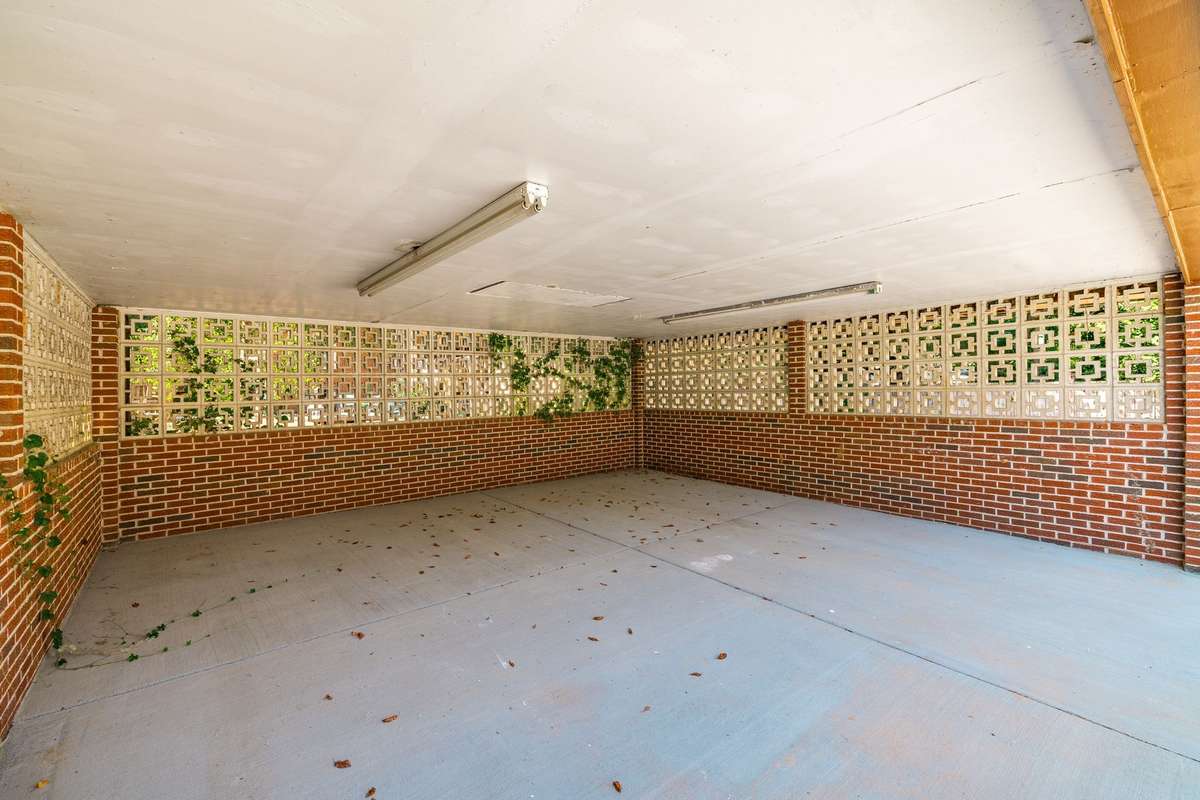 With the main structure already in place, you could easily convert this space into an enclosed garage.