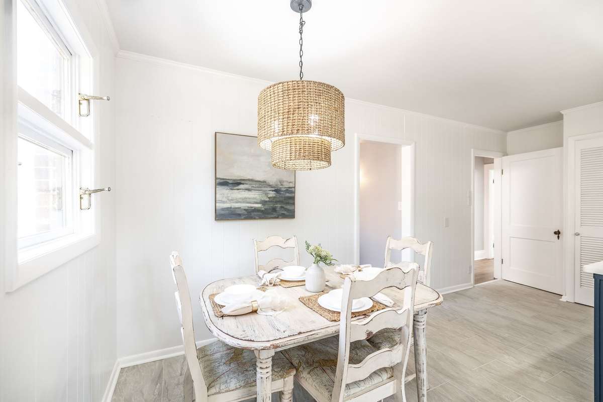 Cozy eat-in area ideal for casual dining or enjoying morning coffee.