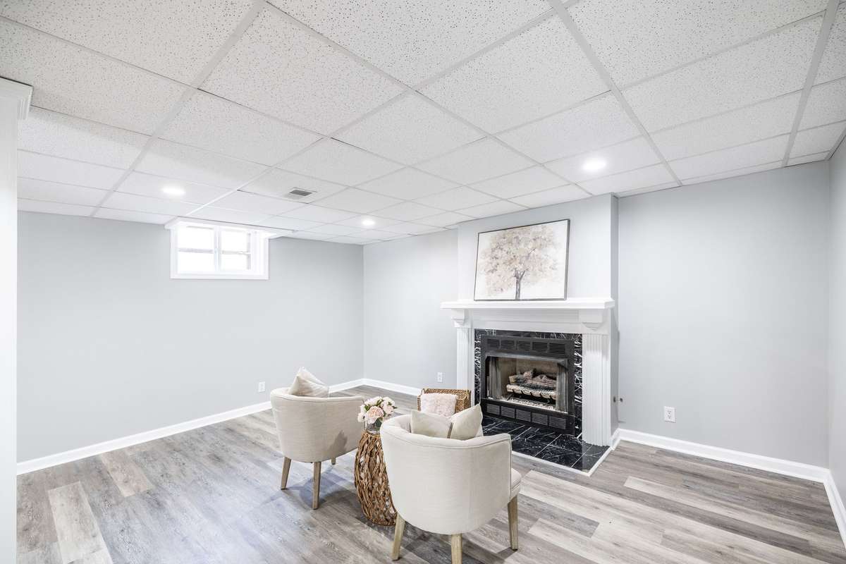 Flexible layout in the basement allows for multiple uses—ideal for a home gym, playroom, or media area.