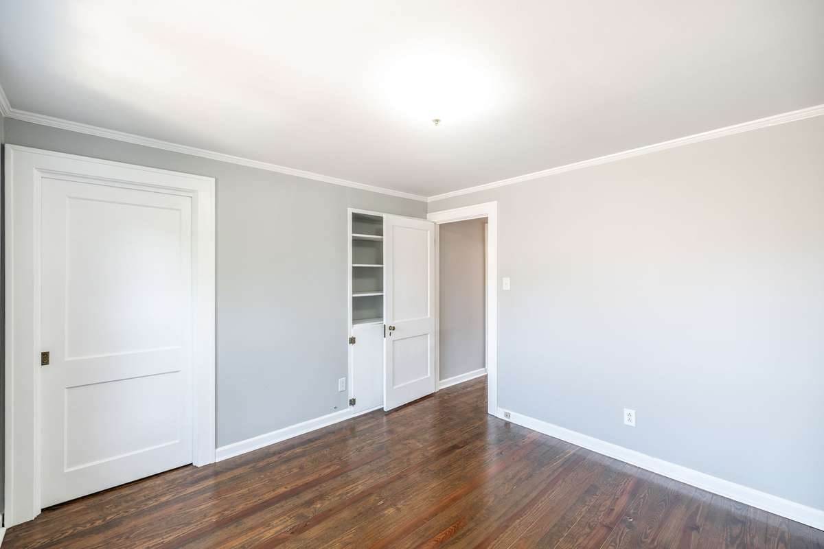 You'll find touches of original charm in the built in cabinets and bookcases.