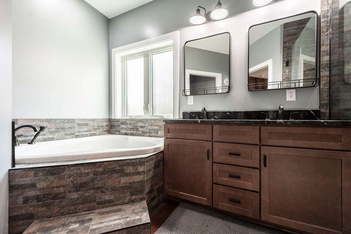Thoughtfully designed storage and cabinetry keep essentials organized while maintaining a clean, open feel.