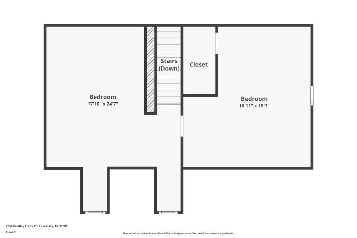 One of the rooms labeled bedroom is currently being used a bedroom, but it could be a 5th bedroom