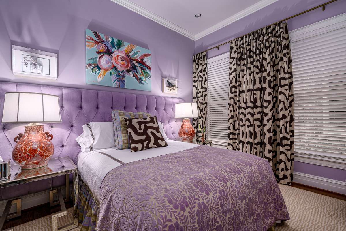 One of two bedrooms on the 1st floor