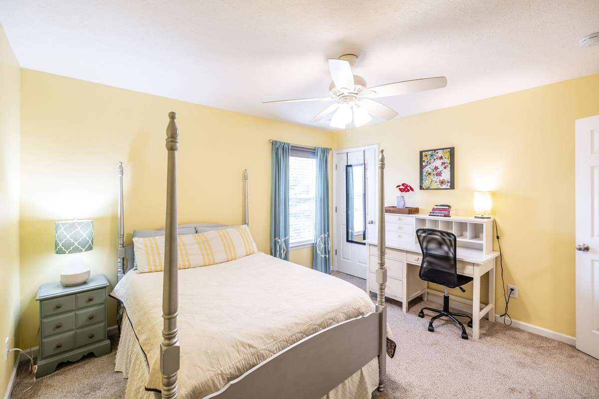 Bedroom #2 has a walk-in closet!