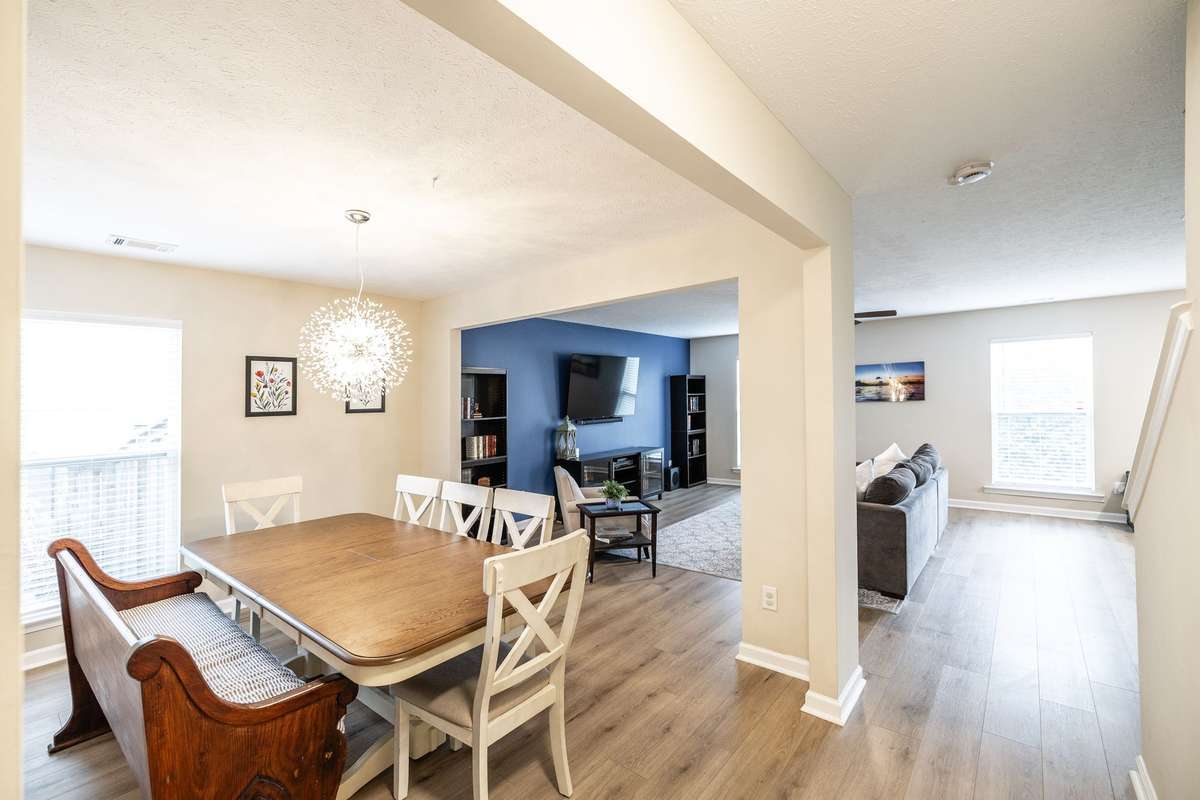 It's bright and spacious with new luxury vinyl plank flooring on the entire main level!