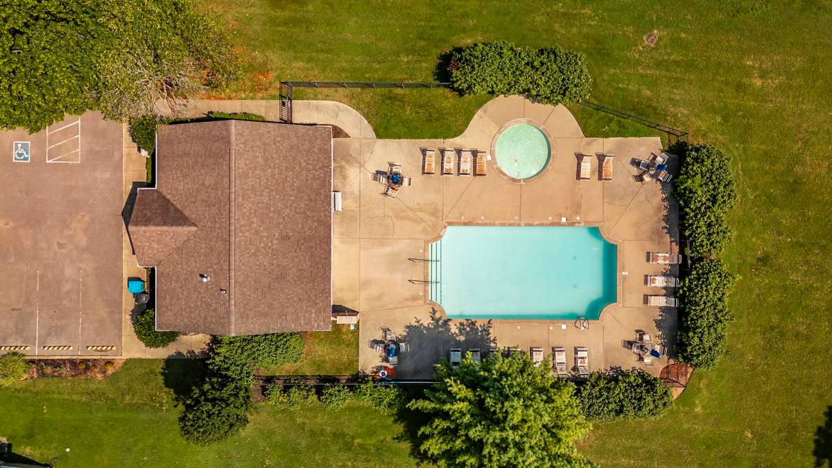 Community clubhouse and pool!